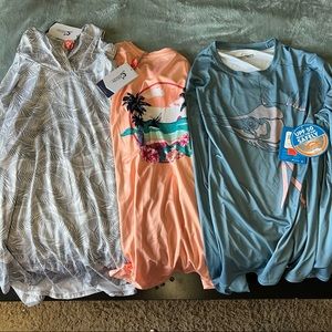 Bundle of 3 NWT Women’s UV Protection Long Sleeve Shirts. 2 Size XL, One Size L